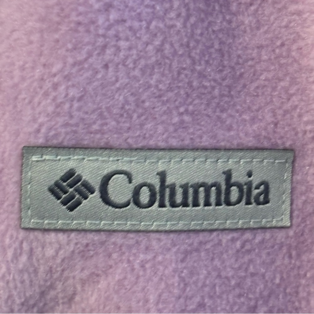 Columbia Lavender and Maroon Fleece Jacket - Picture 5 of 11